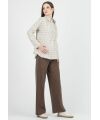 Attesa - Stoffhose - brown