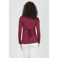 Attesa - Still-Shirt langarm - bordeaux