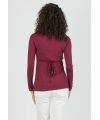 Attesa - Still-Shirt langarm - bordeaux