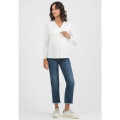 Attesa - Still-Shirt langarm - ivory