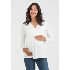 Attesa - Still-Shirt langarm - ivory