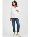 Attesa - Still-Shirt langarm - ivory