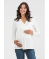 Attesa - Still-Shirt langarm - ivory
