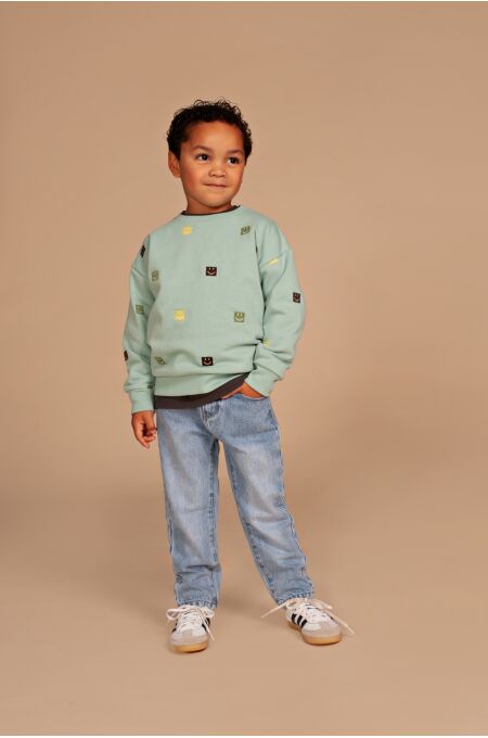 Stains & Stories - Boys Denim Wide Fit - light blue denim