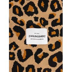 Zwillingsherz - Modell: Crossbody im leo Print - Farbe: camel