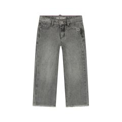 Stains & Stories - girls wide leg pants Mid Grey Denim