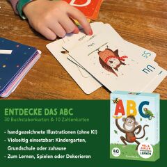 Rüsselfuchs - ABC & Zahlen – Lernkarten für Kinder