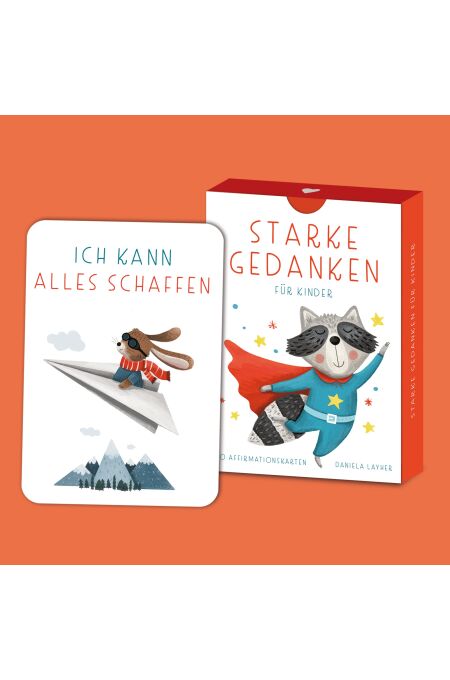 Rüsselfuchs - Starke Gedanken – Affirmationskarten für Kinder