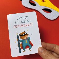 Rüsselfuchs - Starke Gedanken – Affirmationskarten für Kinder