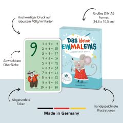 Rüsselfuchs - Das kleine Einmaleins – Lernkarten 1–10 für Kinder