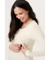 Noppies - Top nursing LS - Bone White