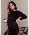 Love 2 Wait Rib Sweater - Black