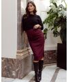 Love 2 Wait Skirt - Burgundy
