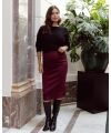 Love 2 Wait Skirt - Burgundy