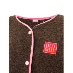 Zwillingsherz - Modell: Teddy Weste patch - Farbe: brown/neon