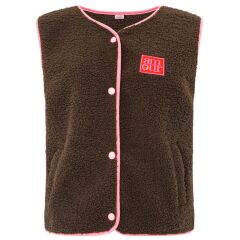Zwillingsherz - Modell: Teddy Weste patch - Farbe: brown/neon