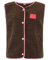 Zwillingsherz - Modell: Teddy Weste patch - Farbe: brown/neon