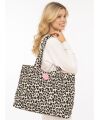 Zwillingsherz - Modell: Shopper "Leo allover"- Farbe: beige