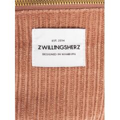 Zwillingsherz - Modell: Crossbody Cord "Uni" - Farbe: altrosa