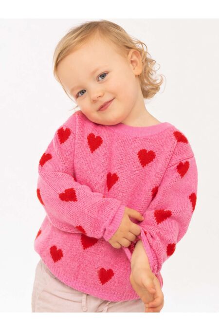 Zwillingsherz - Modell: Kids Pulli Herz 100% Cashmere