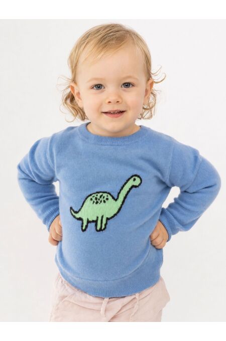 Zwillingsherz - Modell: Kids Dino Pulli 100% Cashmere
