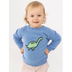 Zwillingsherz - Modell: Kids Dino Pulli 100% Cashmere