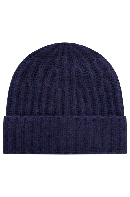 Zwillingsherz - Modell: Kids Mütze 100% Cashmere - Farbe: marine