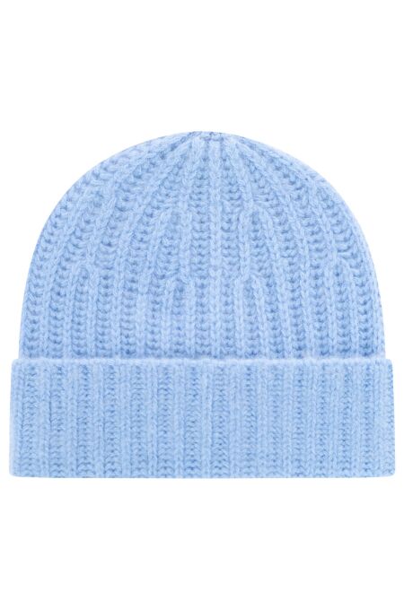 Zwillingsherz - Modell: Kids Mütze 100% Cashmere - Farbe: hellblau