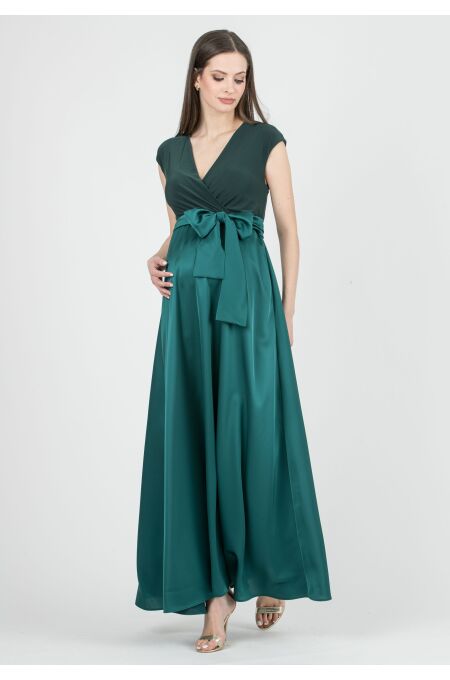Attesa Maternity - Stillkleid Modell: Lucrezia - green