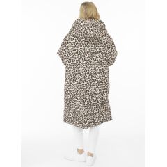 Zwillingsherz - Modell: Oversize Windjacke ZH mit Teddyfutter- FB:Leo-black