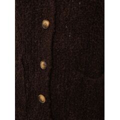 Zwillingsherz - Kuschel Cardigan - one size - braun