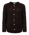 Zwillingsherz - Kuschel Cardigan - one size - braun