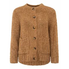 Zwillingsherz - Kuschel Cardigan - one size - camel