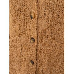 Zwillingsherz - Kuschel Cardigan - one size - camel