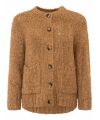 Zwillingsherz - Kuschel Cardigan - one size - camel