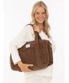 Zwillingsherz - Modell: XXL Weekender Kord "Uni" - brown