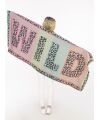 Zwillingsherz - Schal Modell:"Wild Lettering Leo"- Farbe:multi