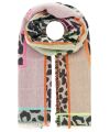 Zwillingsherz - Schal Modell:"Wild Lettering Leo"- Farbe:multi