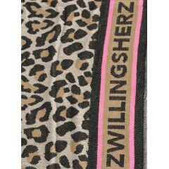 Zwillingsherz - Schal Modell:"Leo Allover"-...