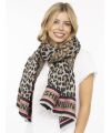 Zwillingsherz - Schal Modell:"Leo Allover"- Farbe:beige