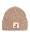 Zwillingsherz - Damen Mütze Modell: Wollmix "Dackel"-Farbe: taupe