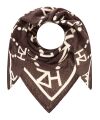 Zwillingsherz - Dreieckst. Modell: Kaschmir "ZH" Farbe:braun/creme