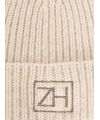 Zwillingsherz - Modell:100% Cashmere Mütze "ZH"-FB. taupe