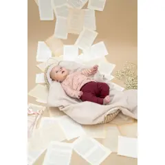 A tiny Story - baby pants Dark red