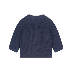 A tiny Story - baby cardigan Dark Blue