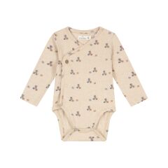 A tiny Story - baby romper long sleeve Beige melange