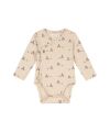 A tiny Story - baby romper long sleeve Beige melange