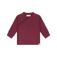 A tiny Story - baby t-shirt long sleeve Dark red