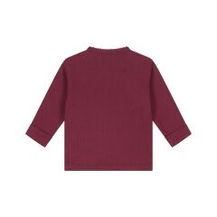 A tiny Story - baby t-shirt long sleeve Dark red