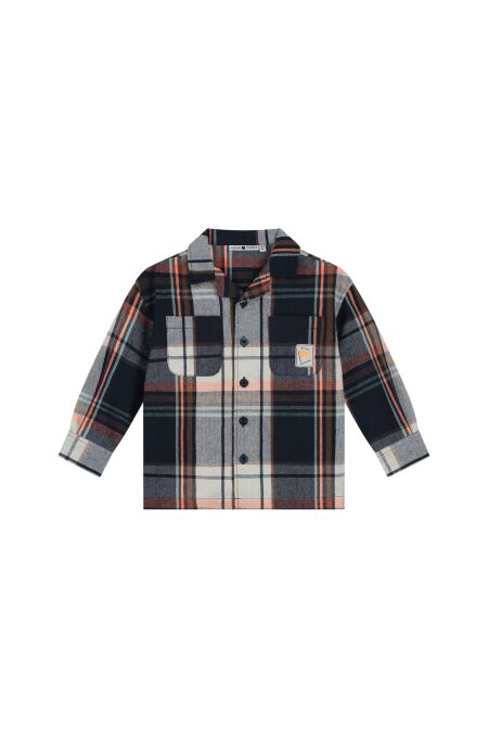 Stains&Stories - boys overshirt - Farbe: Indigo